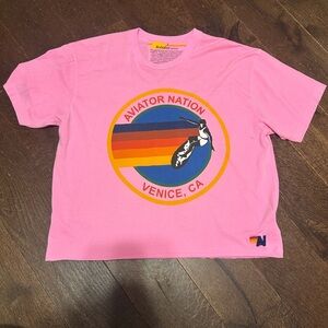 Aviator Nation Pink Tee